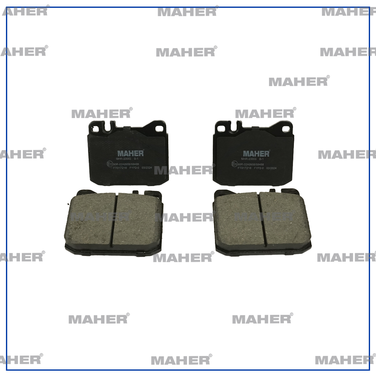 Mercedes W123 Ön Fren Balata Seri Ön ,5mm OEM A0004205920 Mercedes W123 Ön Fren Balata Seri Ön ,5mm OEM A0004205920